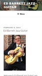 Mobile Screenshot of edbarrettjazzguitar.com