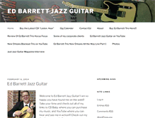 Tablet Screenshot of edbarrettjazzguitar.com